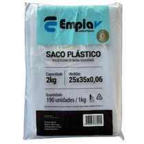 Saco Plástico Transparente 25 x 35 cm, 190 Unidades. Saco Plástico Transparente 25 x 35 cm, 190 Unidades.