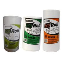 Saco Plástico Transparente 3 Bobinas Extra Forte Picotada