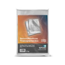 Saco Plástico Transparente 30 x 40 - 0,08 mm
