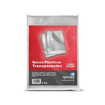 Saco Plástico Transparente 35 x 45 - 0,06 mm Saco Plástico Transparente 35 x 45 - 0,06 mm