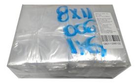 Saco Plastico Transparente 8x11 Esp.0,06 9450 Un 5 Kg