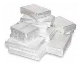 Saco Plástico Transparente Cristal 70x100 Esp.0,10 Polietileno 1KG