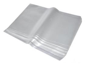 Saco Plástico Transparente Liso Polietileno 22x45 1kg