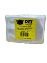 Saco plástico transparente PP 10x15x0,010 c/1 KG