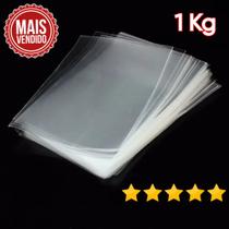 Saco Plástico Transparente PP Brilhoso 1k Saquinho Cristal. Embalagem de Polipropileno. - ARRAZZA BORDADOS