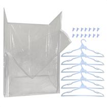 Saco Plástico Travas + 6 Cabides Para Secadora Fischer Amiga Saco Plástico Travas + 6 Cabides Para Secadora Fischer Amiga