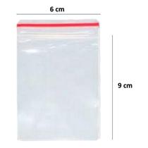 Saco Plástico Zip Lock Hermético Nº 2 - 6X10 100 Unidades