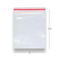 Saco Plástico Zip Lock Nº07 14x20cm com 1000 unidades