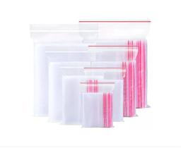 Saco Plástico Zip N05 10x14cm Ziplock Abre Fecha - 100 unid - Talge