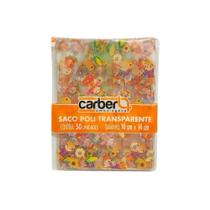 Saco Poli Transparente Arraiá Da Roça 10x14cm 50Un - Carber