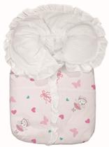 Saco Porta Bebê Bambi Estampado Rosa - Incomfral