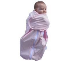 Saco porta bebê swaddle de malha com zíper 64cmx54cm - baby joy