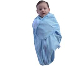 Saco porta bebê swaddle de malha com zíper 64cmx54cm - baby joy