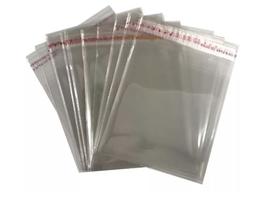 Saco PP Adesivo 4x4 com fita lacre na ponta com 100 unidades