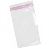 Saco PP Liso 10x17x0,07 C/Fita Adesiva 500 Unid