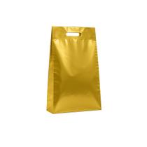 Saco Presente Metálico M Amarelo Pacote com 10 Unidades Saco Presente Metálico M Amarelo Pacote com 10 Unidades