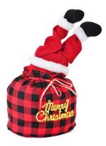 Saco Presente Noel em Poliéster 1PC 23 x 24 x 41cm Decoração de Natal Saco Presente Noel em Poliéster 1PC 23 x 24 x 41cm Decoração de Natal