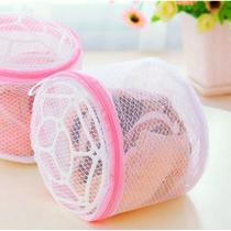 Saco Protetor Com Zíper Tubo 15x13Cm Lavar Roupa Íntima Na Máquina Saco Protetor Com Zíper Tubo 15x13Cm Lavar Roupa Íntima Na Máquina