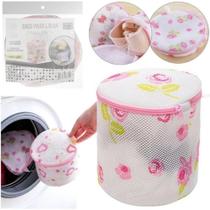 Saco Protetor Lavar Roupa Íntima Na Máquina Com Zíper Tubo 15x13Cm Saco Protetor Lavar Roupa Íntima Na Máquina Com Zíper Tubo 15x13Cm