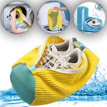 Saco Protetor para Lavar Tênis na Máquina Zíper Malha Respirável Sapatos Protetor Reutilizável Bolsa de Lavagem Máquina Roupas Calçados Prático Seguro Saco Protetor para Lavar Tênis na Máquina Zíper Malha Respirável Sapatos Protetor Reutilizável Bolsa de Lavagem Máquina Roupas Calçados Prático Seguro