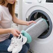 Saco Protetor Para Máquina De Lavar Tênis E Sapatos
