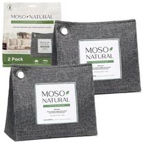 Saco purificador de ar Moso Natural 600g de carvão vegetal de bambu x2 Saco purificador de ar Moso Natural 600g de carvão vegetal de bambu x2