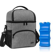 Saco refrigerador de leite materno Teamoy Double Layer até 6 garrafas