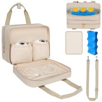 Saco refrigerador de leite materno ZIOZERTT 27x19x17cm Khaki