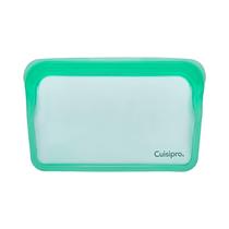 Saco Reutilizável de Silicone Cuisipro 400ml Verde à Prova de Vazamentos