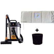Saco Reutilizável Para Aspirador Pó Wap Gtw Inox 12 + Filtro Saco Reutilizável Para Aspirador Pó Wap Gtw Inox 12 + Filtro