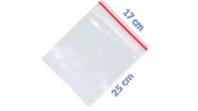 Saco Saquinho Abre Fecha Hermético 17x25 C/ 100 Un Plástico Saco Saquinho Abre Fecha Hermético 17x25 C/ 100 Un Plástico