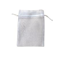 Saco Saquinho Organza Tule Liso 21cm x 34cm Pct Com 10un