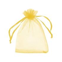 Saco Saquinho Organza Tule Liso 8cm x 10cm Pct Com 10un