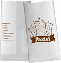 Saco Saquinho Pastel Grande 500 Unidades Branco Pastelaria