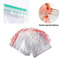 Saco Saquinho transparente incolor Zipe Hermético 6x8.5 Saco Saquinho transparente incolor Zipe Hermético 6x8.5