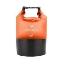 Saco Seco à Prova d'Água de PVC para Mergulho, Rafting, Praia e Natação - 2L, 5L, 10L e 20L