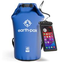 Saco seco Earth Pak 40L impermeável com capa de telefone Saco seco Earth Pak 40L impermeável com capa de telefone