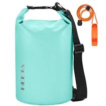 Saco seco HEETA 10L impermeável Roll Top com Whistle Mint Saco seco HEETA 10L impermeável Roll Top com Whistle Mint