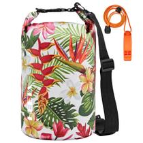 Saco seco HEETA Waterproof Roll Top 10L Flower Print
