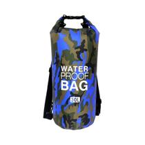 Saco Seco Impermeável de PVC com Camuflagem - Ideal para Rafting, Mergulho e Natação