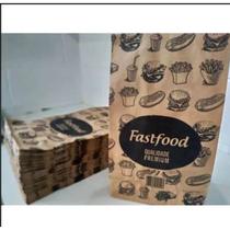 Saco SOS delivery 5kg kraft resistente alta qualidade 100un Saco SOS delivery 5kg kraft resistente alta qualidade 100un