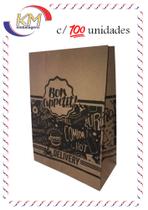 Saco SOS delivery impresso kraft - tam M - c/100 unid - embalagem delivery (4262) Saco SOS delivery impresso kraft - tam M - c/100 unid - embalagem delivery (4262)