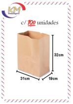 Saco SOS delivery liso kraft - tam G - c/100 unid - embalagem delivery (4256) Saco SOS delivery liso kraft - tam G - c/100 unid - embalagem delivery (4256)