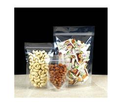 Saco Stand Up Pouch Transparente 10x15+3 Fecho Zip Com 50 Un Saco Stand Up Pouch Transparente 10x15+3 Fecho Zip Com 50 Un