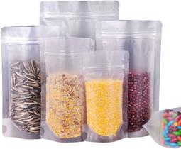 Saco stand up pouch transparente