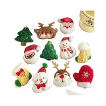 Saco Surpresa de Natal 5 Peças de Pingente de Boneca, Presente Decorativo para Crianças Saco Surpresa de Natal 5 Peças de Pingente de Boneca, Presente Decorativo para Crianças
