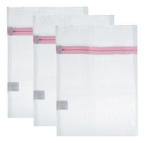 Saco Telado Para Lavar Roupas 40x50cm Delicadas Com Ziper Saco Telado Para Lavar Roupas 40x50cm Delicadas Com Ziper