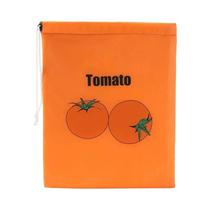 Saco Térmico Com Cordão Para Armazenamento De Frutas E Vegetais Para Geladeira E Viagem Frescor