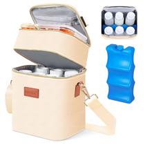 Saco Térmico para Leite Materno PIIOSER - Capacidade para 6 Mamadeiras de 250ml