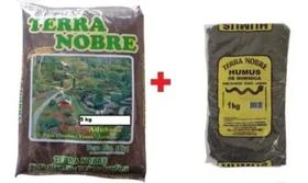 Saco Terra Adubada + Humus De Minhoca Planta Horta Jardim